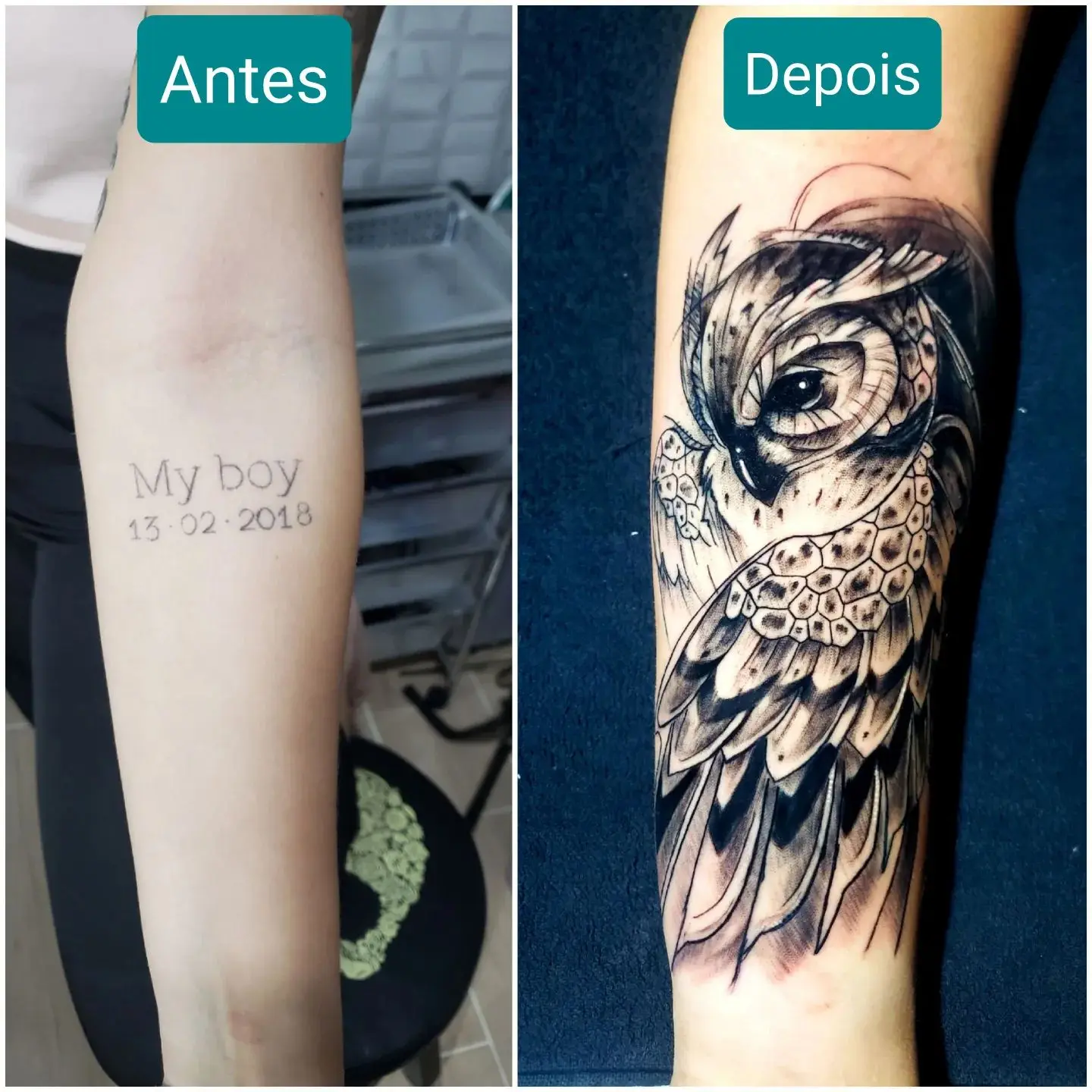 Wing Cover Up Tattoos 3