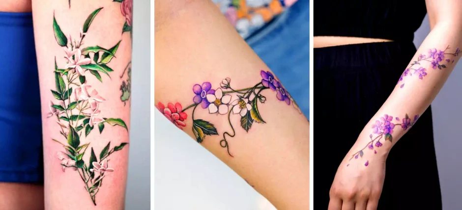 jasmine tattoo design ideas