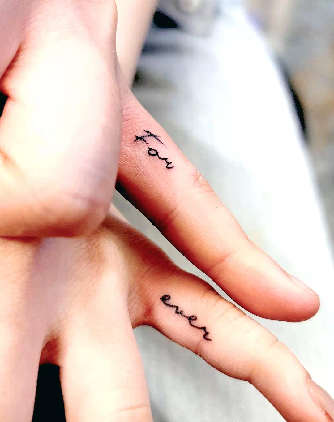 Meaningful Words Wedding Ring Tattoo 1