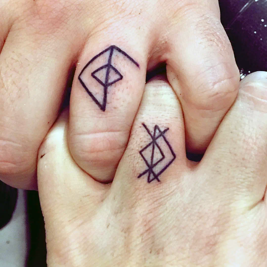 Music Themed Wedding Ring Tattoos 2