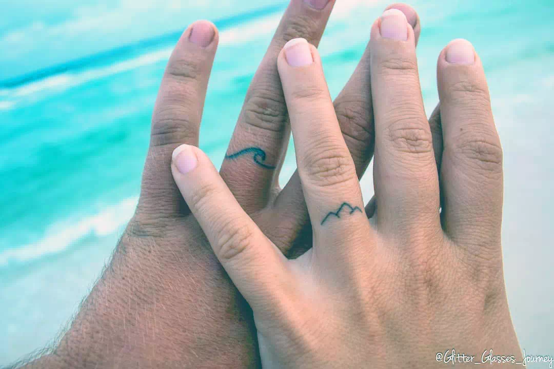 Nature Inspired Designs Wedding Ring Tattoo 3