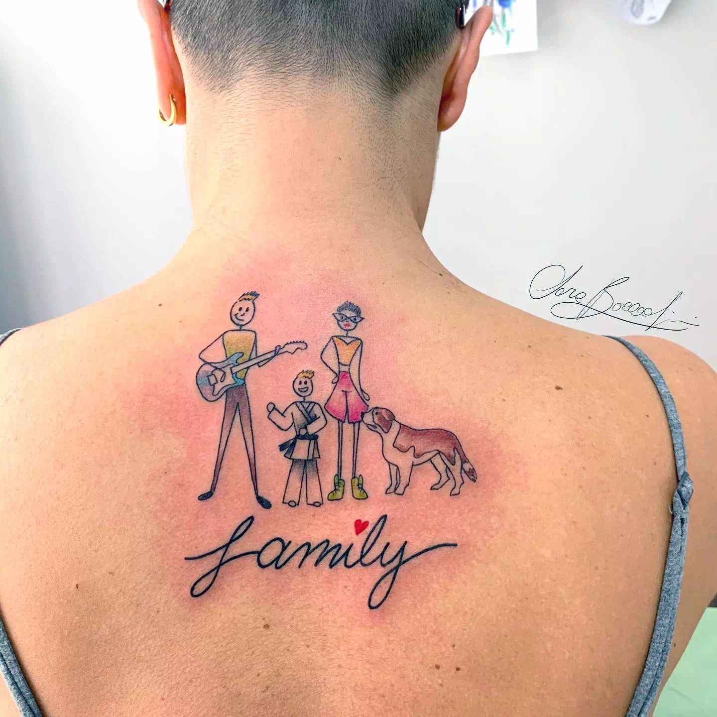 Stick Familie Tattoo 1