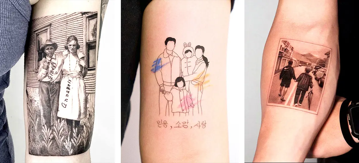 Familie Tattoo Design Ideen